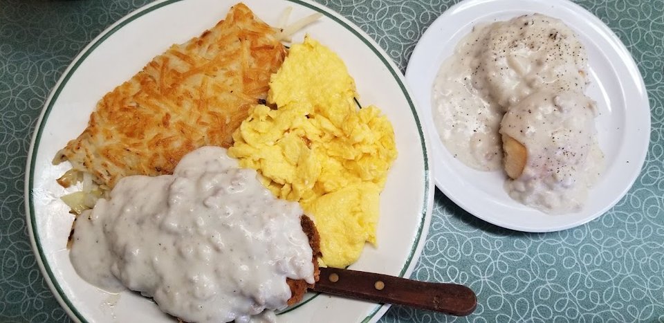 Chicken Fried Steak and Eggs