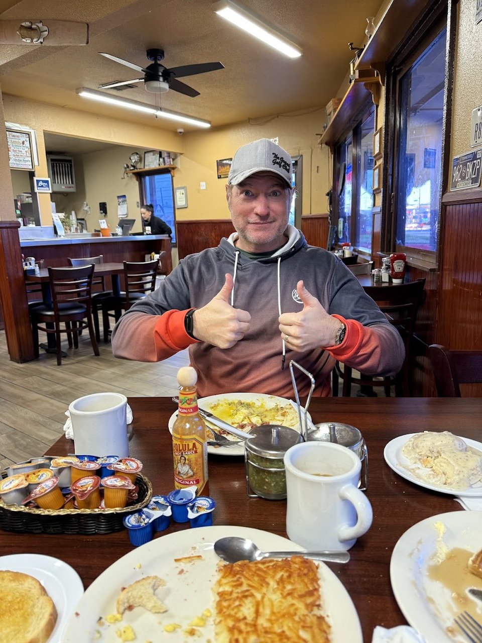 Hearty Breakfast with Hash Browns