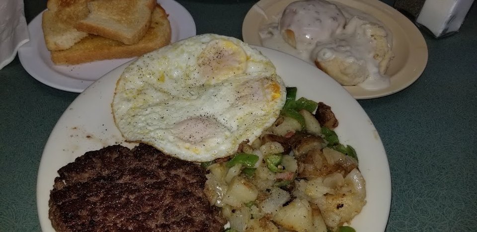 Patty & Eggs with Biscuit